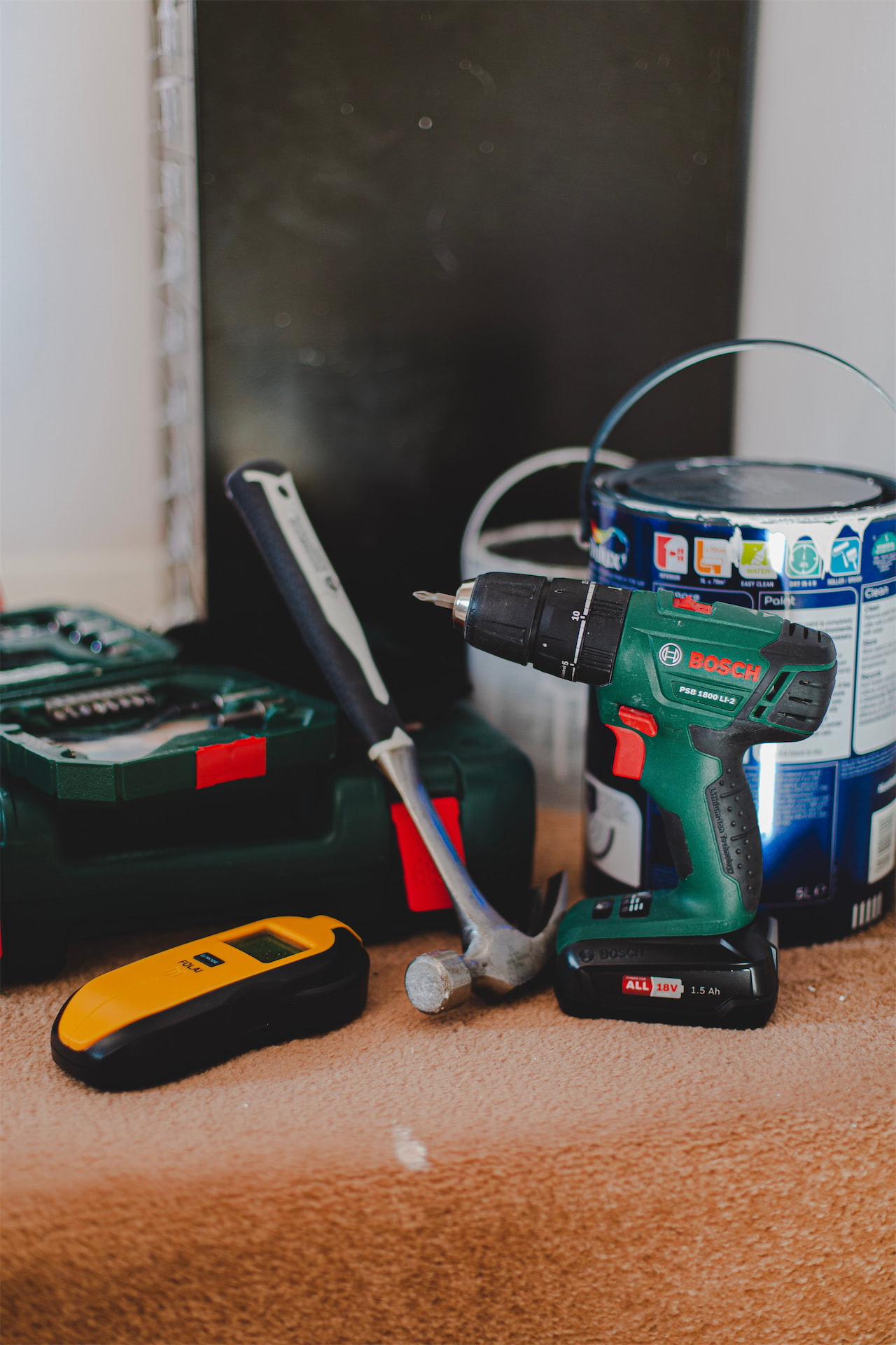 Tools and supplies used to support property maintenance work